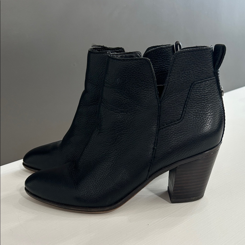 Franco Sarto Oreste real leather ankle boots